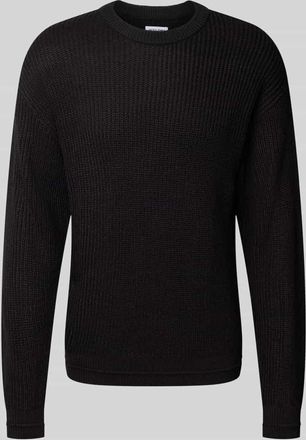 Jack & Jones Jack & Jones Strickpullover mit Rundhalsausschnitt Modell KAITO in Black, Größe XXL