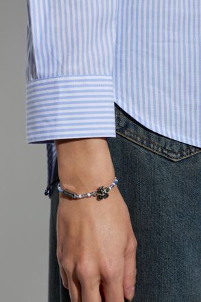 Marc Jacobs Bracelet With Floral Motif, Womens, Silver