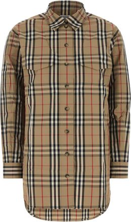Burberry Beige Check Shirt