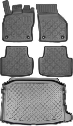 OEM Juego De Alfombrillas Para Coche Y Maletero Para Seat Le&oacute;n Iv Hatchback A Partir De Marzo De 2020