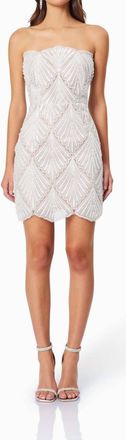 Elliatt Harper Mini Dress In Ivory