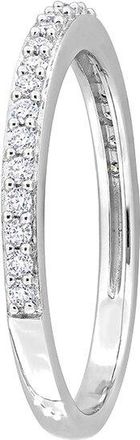 Rina Limor Silver 0.23 Ct. Tw. Created White Moissanite Eternity Ring