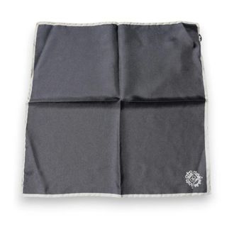 Dolce & Gabbana Pocket Scarves, male, Gray, Size: ONE SIZE Crown Logo Square Handkerchief Scarf