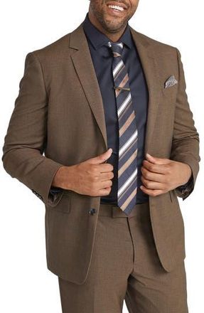 Johnny Bigg Austin Stretch M&eacute;lange Suit Jacket in Brown at Nordstrom Rack, Size 56