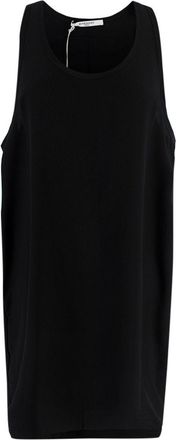 Givenchy Black Long Silk Vest Size M