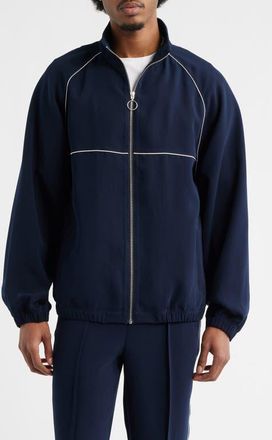 Krost Piped Track Jacket in Dark Navy at Nordstrom, Size Xx-Large