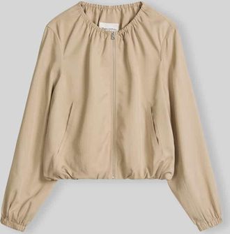 Marc O'Polo Loose Fit Jacke aus Lyocell-Leinen-Mix in Sand, Gr&ouml;&szlig;e 34