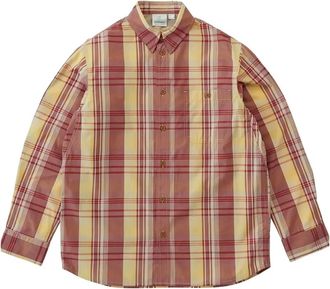 Gramicci plaid-pattern cotton shirt - men - Cotton - M - Yellow
