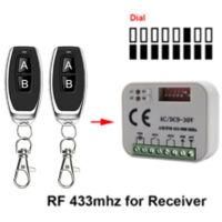OEM Receptor Multifrecuencia De 9-30 V Y 10 A, 300-900 Mhz, Con Interruptor De L&iacute;mite Remoto, Interruptor De Control Remoto Para Motor De Cc De Avance Y R