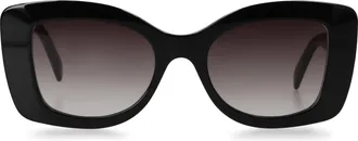Celine Womens Butterfly Sunglasses Black Acetate