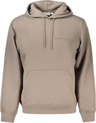 Calvin Klein Marrone Katoenen Hoodie voor Heren