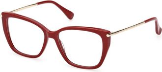 Max Mara Mm 5007 Optisch Montuur - unisex - Brillen - Rood - 53 MM - Accessoires