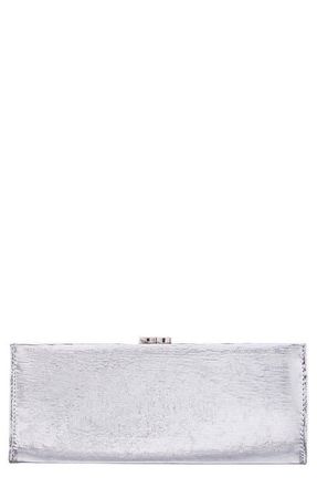 Nina Tierney Clutch in Silver at Nordstrom