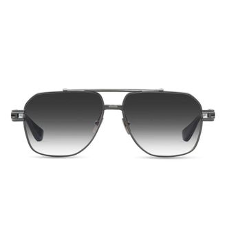 Dita Eyewear Kudru Geometric Frame Sunglasses with Gradient Tint
