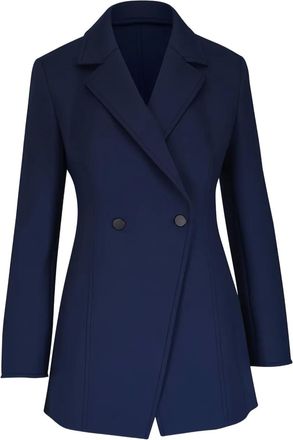 Akris Blazer doppiopetto Duska - Blu