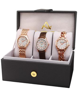 August Steiner Womens Set Of 3 Watches
