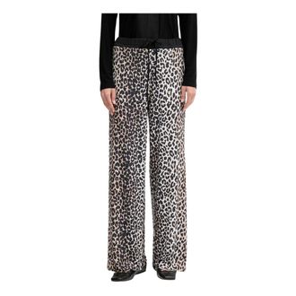 Oui Broeken, Dames, Veelkleurig, S, Gebreide broek met patroon