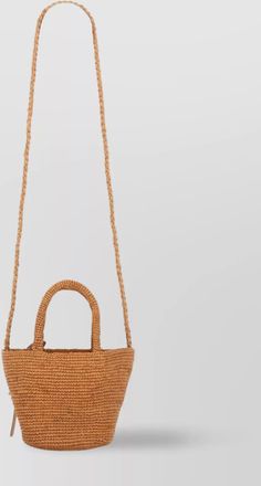 Maneb&igrave; mini bag woven texture tassel