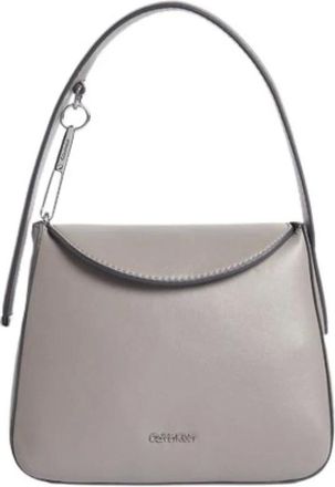 Calvin Klein Tassen, Dames, Grijs, ONE Size, Polyester, Mini Handtas