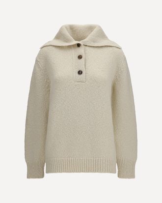 Malo High-neck sailor Sweater with buttons Female 42