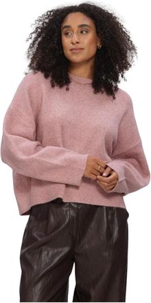 Summum Truien & Vesten, Dames, Roze, XL, Wol, Boxy Sweater Wool