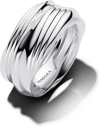 Pandora Rings - Twisted Double Ring - silver - Rings for ladies