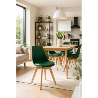 Regalos Miguel Sillas Comedor - Silla Synk Basic - Verde Oscuro