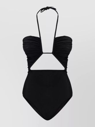 Rick Owens cutout halterneck swimsuit