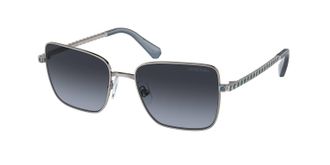 Swarovski Womens Metal Crystal Embellishment Sunglasses In Grey /blue Polarized