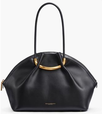 DKNY Oxford Satchel in Blk/gold at Nordstrom