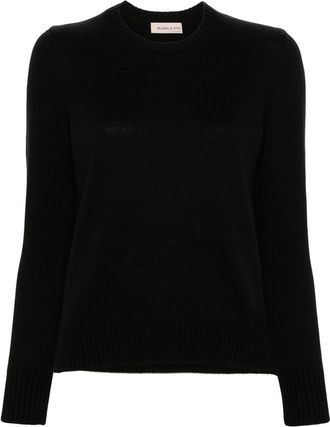 Blanca Vita ribbed-knit sweater - women - Virgin Wool - 40 - Black