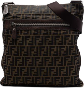 Fendi Pre-owned Fendi Zucca Canvas Crossbody Ladies 4TA00QR89VTPMURW