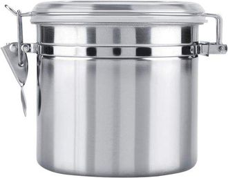 OEM Recipientes De Almacenamiento Herm&eacute;ticos De Acero Inoxidable, Az&uacute;car Y Granos De Caf&eacute;, Recipientes De Almacenamiento De 1100 Ml