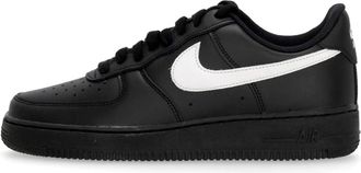 Nike Zwart/Wit Lage Sneaker Air Force 1 - Heren - Skateschoenen - Zwart - 43 EU - Fitness