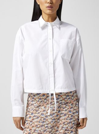 Marni Womens Contrasting seams blousing shirt