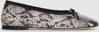 Anine Bing Jamie Ballerina Flats in Python at Nordstrom, Size 41