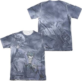 Gildan Batman Catch The Joker (Front/Back Print) Adult 65/35 Poly/Cotton Short Sleeve Tee / T-Shirt