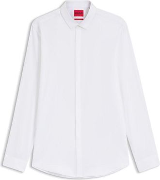 HUGO BOSS Slim-fit shirt in stretch cotton