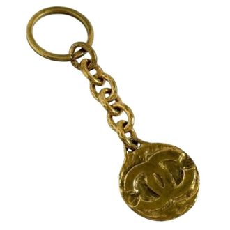 Chanel Pre-owned Accessories, unisex, Yellow, Size: ONE SIZE Pre-owned Metal Key-holder