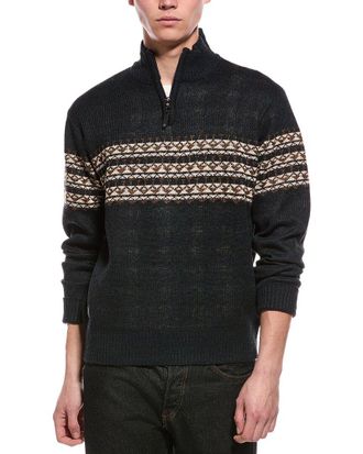 Point Zero Semi Fit 1/4-Zip Mock Neck Sweater