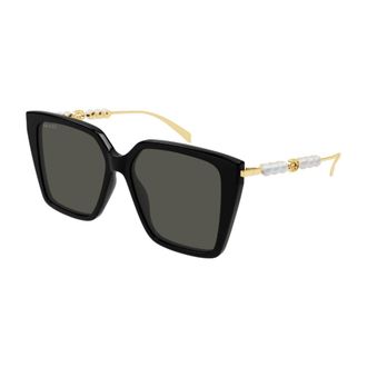 Gucci Accessoires, unisex, Geel, ONE Size, Square Zonnebrillen