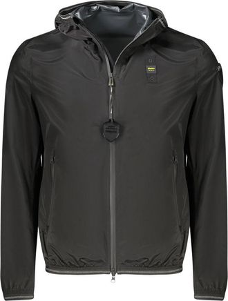 Blauer Black Poliammide Mens Mens Jacket