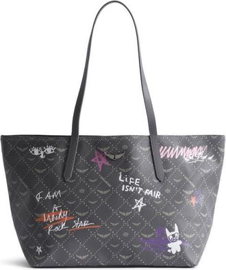 Zadig&Voltaire Z Monogram Shopper Tote in Road at Nordstrom