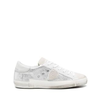 Philippe Model Sneakers, female, White, Size: 10 US Silver Sneakers