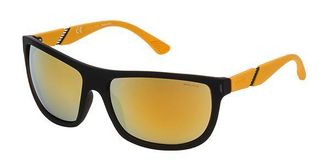 Police SPL351 SPEED 3 6AGG Mens Sunglasses Black Size 63