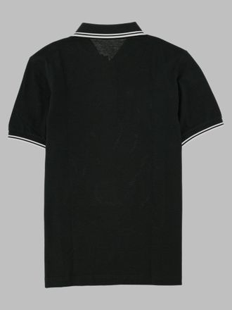 Fred Perry Tipped Collar Polo Shirt - Black