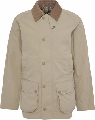 Barbour Jassen, Heren, Beige, L, Polyester, Polyester Puffer en Parka Jassen