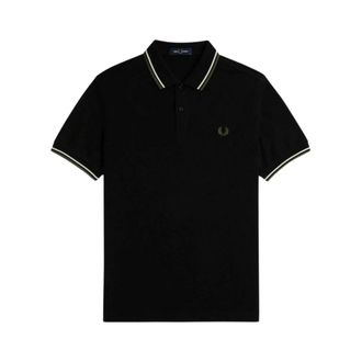 Fred Perry Heren, Tops, Zwart, Maat: 2XL Katoen