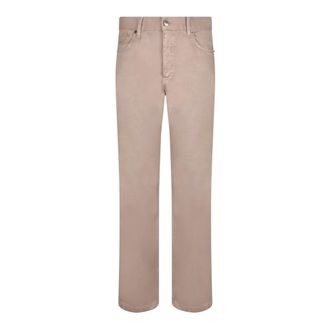 Ermenegildo Zegna Straight Jeans, male, Beige, Size: W31 Straight Jeans