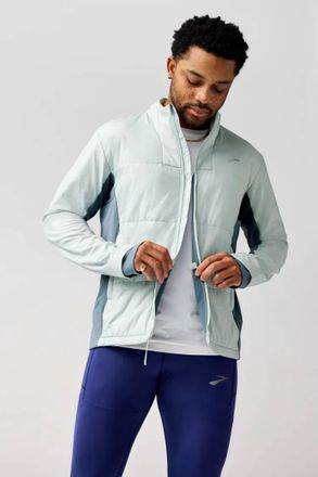 Brooks Shield Hybrid Jacket 3.0 In Smoke / Storm